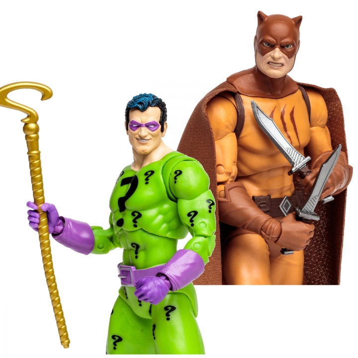 DC Multiverse Action Figure The Riddler / Catman 18 cm