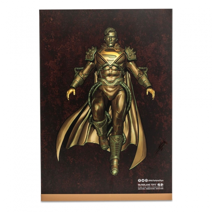 DC Multiverse Action Figure Superboy Prime Patina Gold Label 18 cm