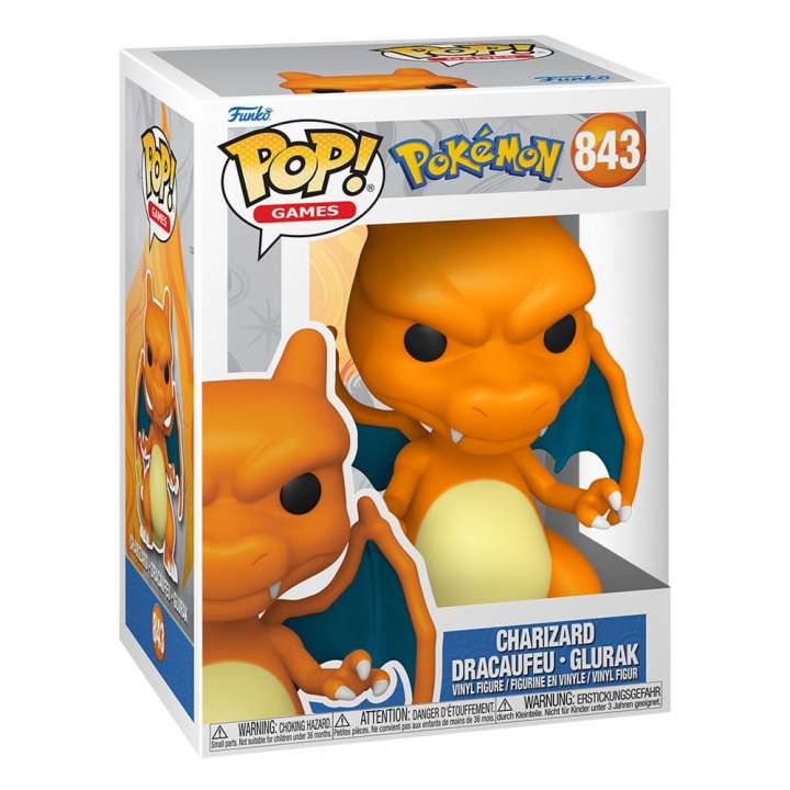 Pokemon POP! Games Vinyl Figure Psyduck / Charizard / Lapras / Growlithe 9 cm