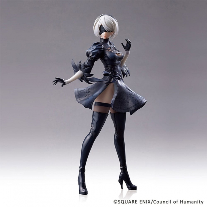 NieR:Automata PVC Statue 2B YoRHa No.2 Type B Ver. 1.1a / Goggles Ver. 30 cm