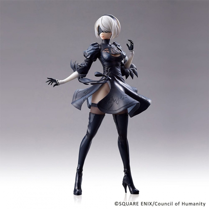 NieR:Automata PVC Statue 2B YoRHa No.2 Type B Ver. 1.1a / Goggles Ver. 30 cm