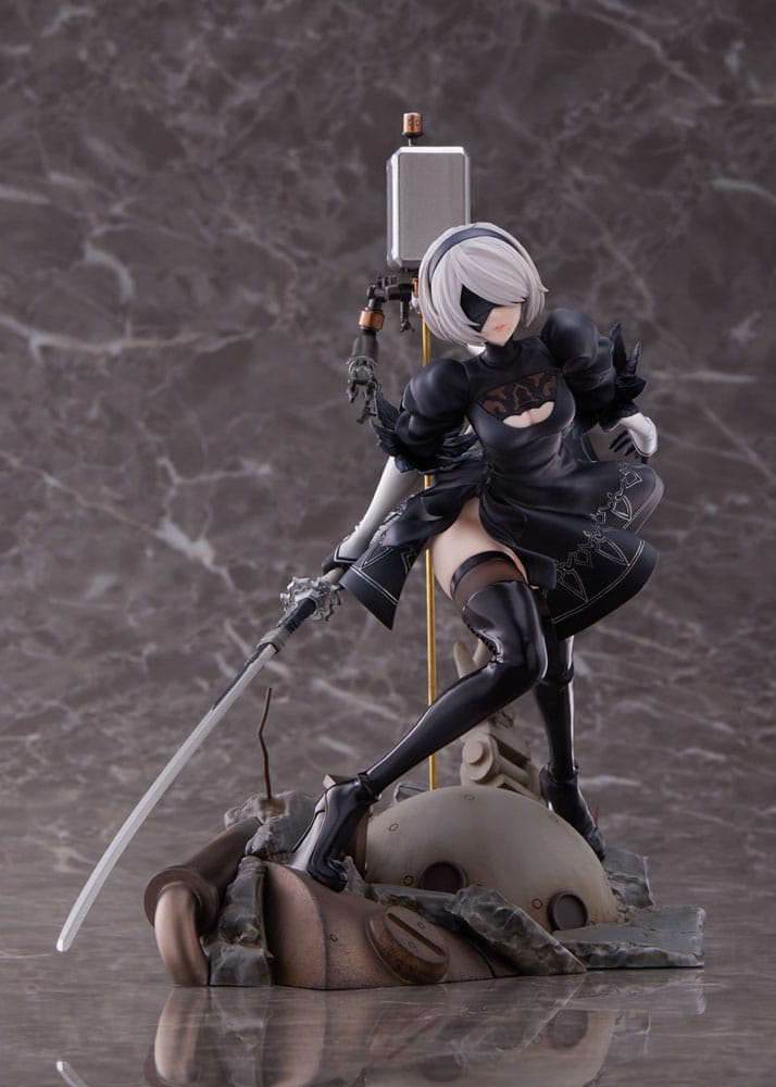 Nier Automata 1/7 Statue PVC Ver1.1a 2B Deluxe Version 20 cm