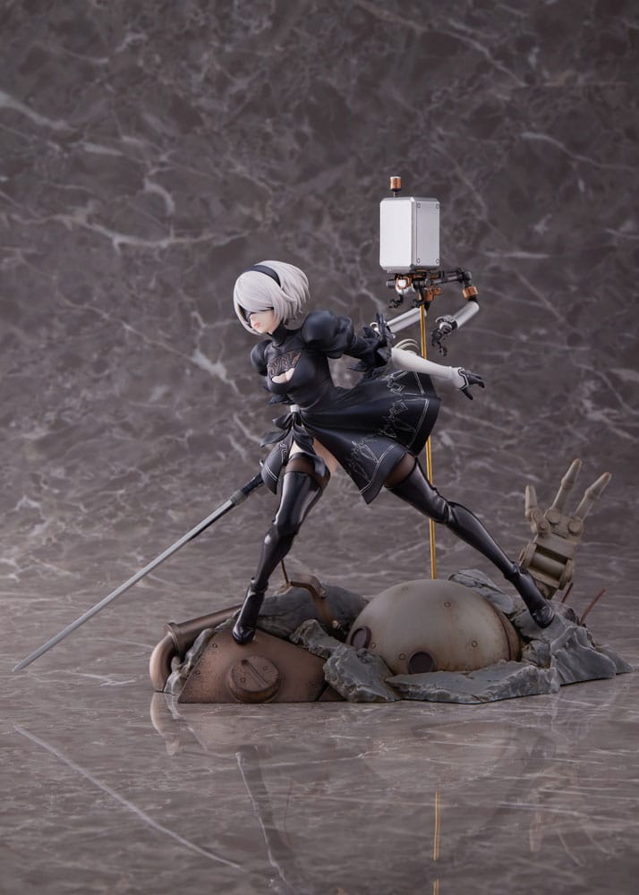 Nier Automata 1/7 Statue PVC Ver1.1a 2B Deluxe Version 20 cm