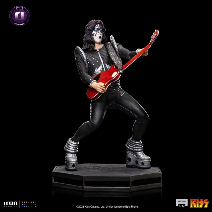 Kiss Art Scale Statue 1/10 Paul Frehley 19 cm