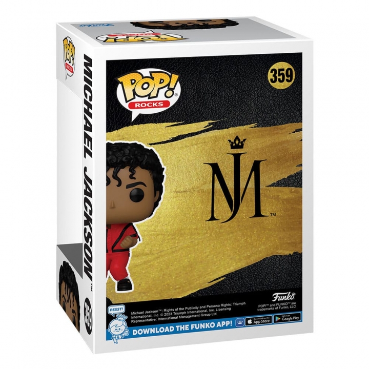 Michael Jackson POP! Rocks Vinyl Figure Thriller 9 cm