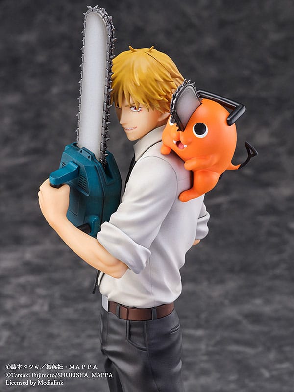 Chainsaw Man S-Fire PVC Statue 1/7 Denji & Pochita 24 cm