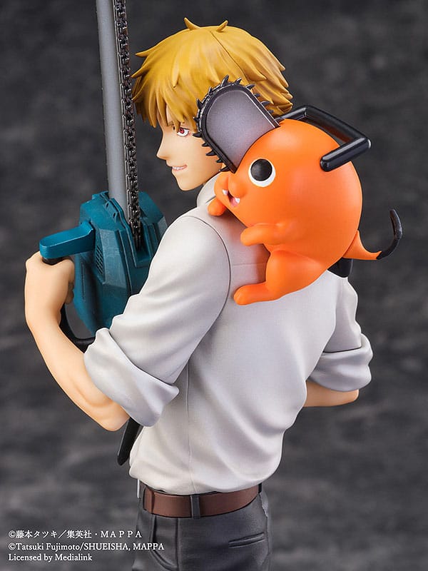 Chainsaw Man S-Fire PVC Statue 1/7 Denji & Pochita 24 cm