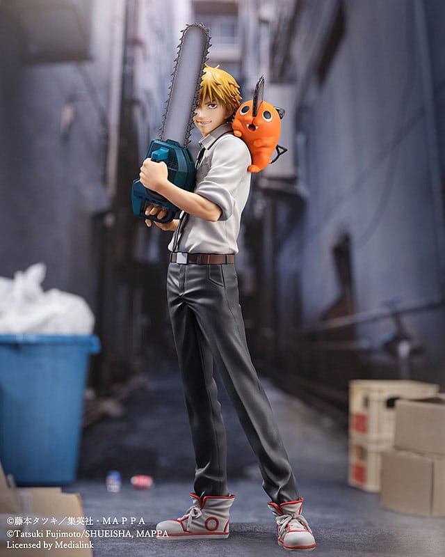 Chainsaw Man S-Fire PVC Statue 1/7 Denji & Pochita 24 cm