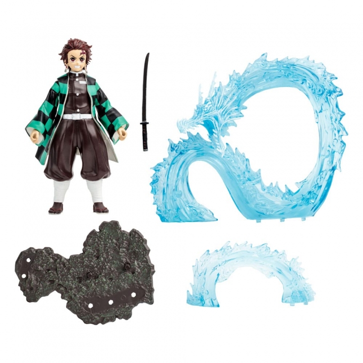 Demon Slayer: Kimetsu no Yaiba Action Figure Tanjiro Water Dragon 13 cm