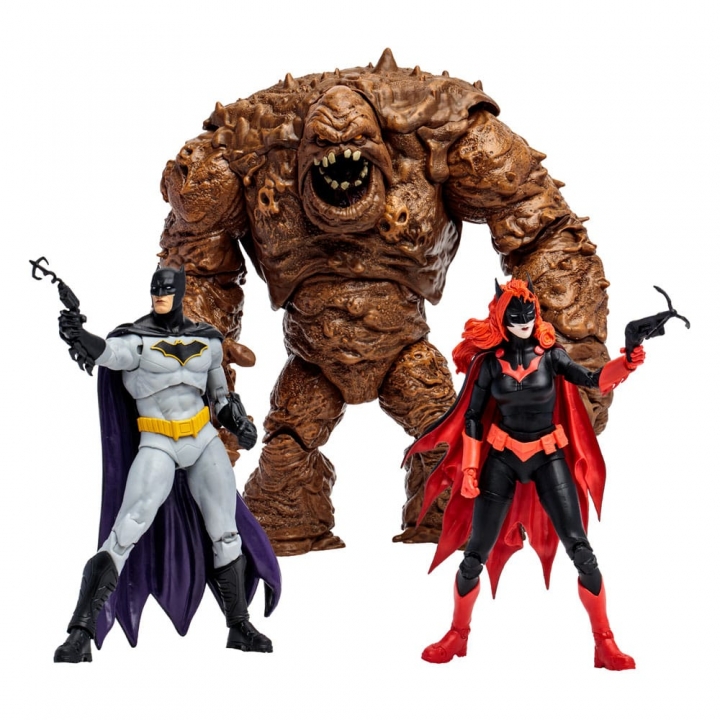 DC Multiverse Action Figures Multipack Clayface,Batman & Batwoman DC Rebirth Gold Label 18 cm