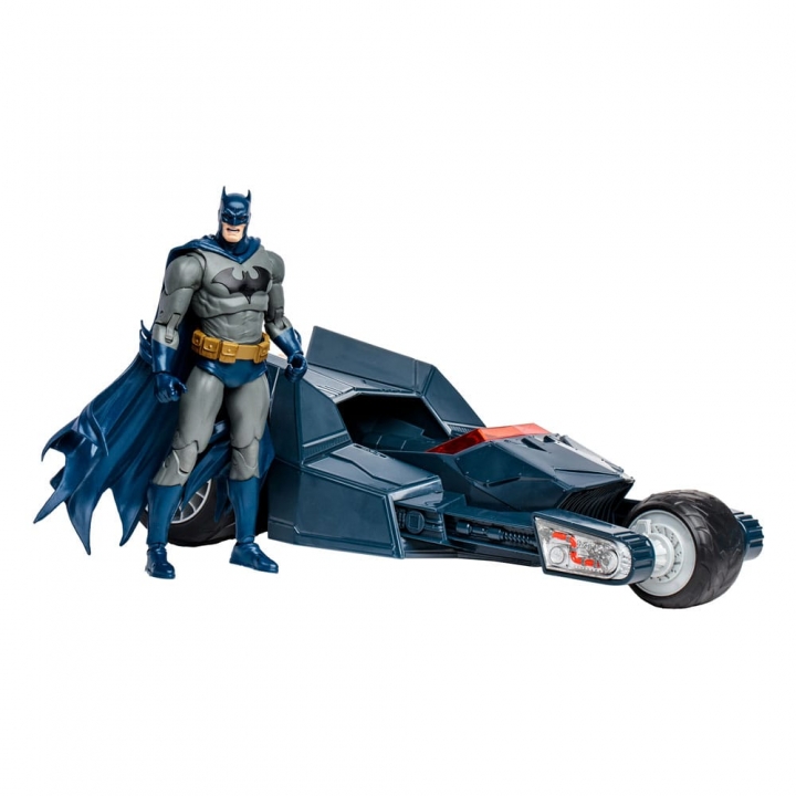 DC Multiverse Vehicle Bat-Raptor with Batman The Batman Who Laughs Gold Label