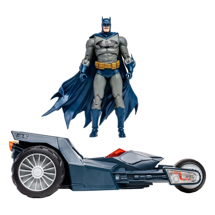 DC Multiverse Vehicle Bat-Raptor with Batman The Batman Who Laughs Gold Label