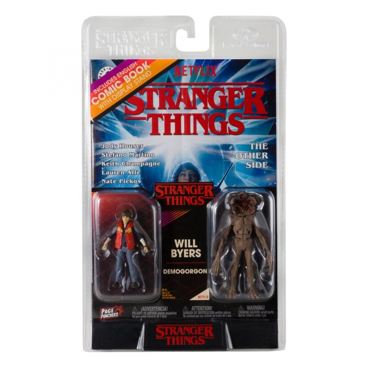 Stranger Things Action Figures Will Byers and Demogorgon 8 cm