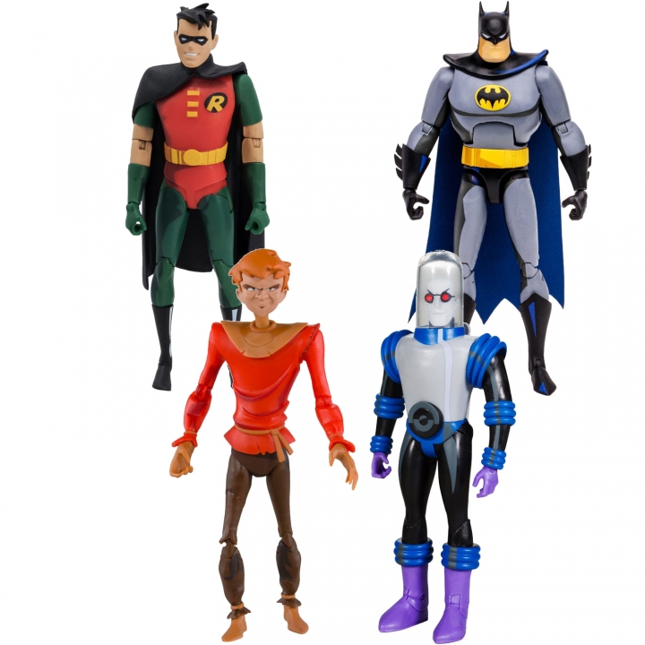 DC Direct BTAS Action Figure Robin / Batman / Scarecrow / Mr. Freeze 15 cm