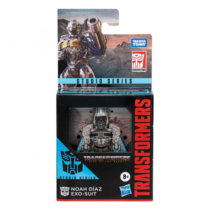 Transformers: Rise of the Beasts Generations Studio Core Class Noah DÃ­az Exo-Suit 9 cm