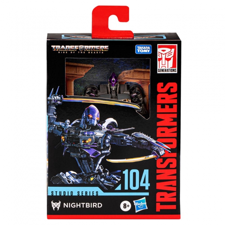 Transformers: Rise of the Beasts Generations Studio Deluxe Class Action Figure 104 Nightbird 11 cm