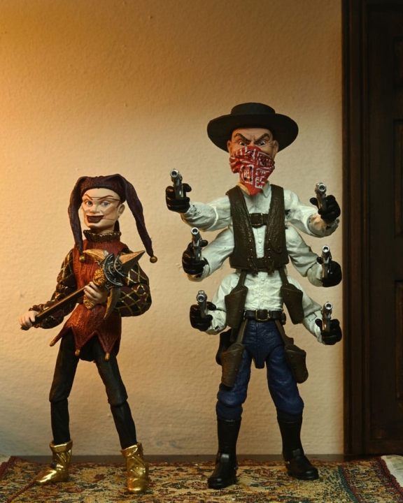 Puppet Master Action Figure 2-Pack Ultimate Six-Shooter & Jester 18 cm