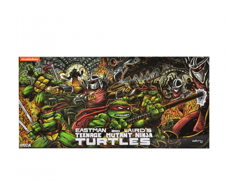 Teenage Mutant Ninja Turtles Mirage Comics Action Figures 4-Pack 18 cm