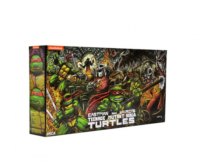 Teenage Mutant Ninja Turtles Mirage Comics Action Figures 4-Pack 18 cm