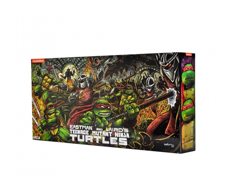 Teenage Mutant Ninja Turtles Mirage Comics Action Figures 4-Pack 18 cm