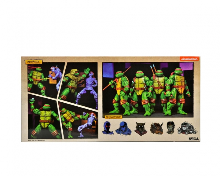 Teenage Mutant Ninja Turtles Mirage Comics Action Figures 4-Pack 18 cm