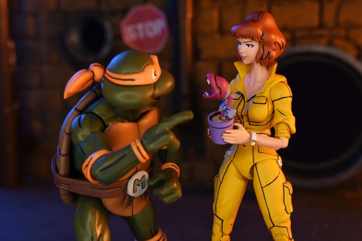 Teenage Mutant Ninja Turtles Mirage Comics Action Figure Ultimate April O'Neil 18 cm