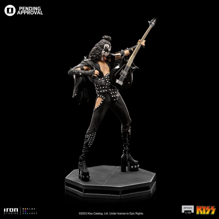 Kiss Art Scale Statue 1/10 Gene Simons Limited Edtition 26 cm