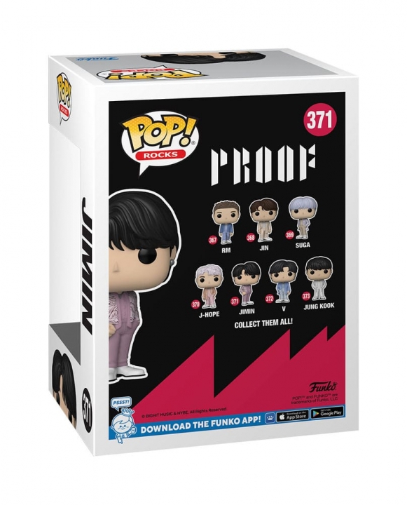 BTS POP! Rocks Vinyl Figure Jin / Jimin / RM / V / Jung Kook / J Hope / Suga 9 cm