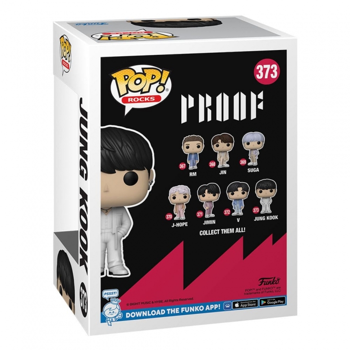 BTS POP! Rocks Vinyl Figure Jin / Jimin / RM / V / Jung Kook / J Hope / Suga 9 cm