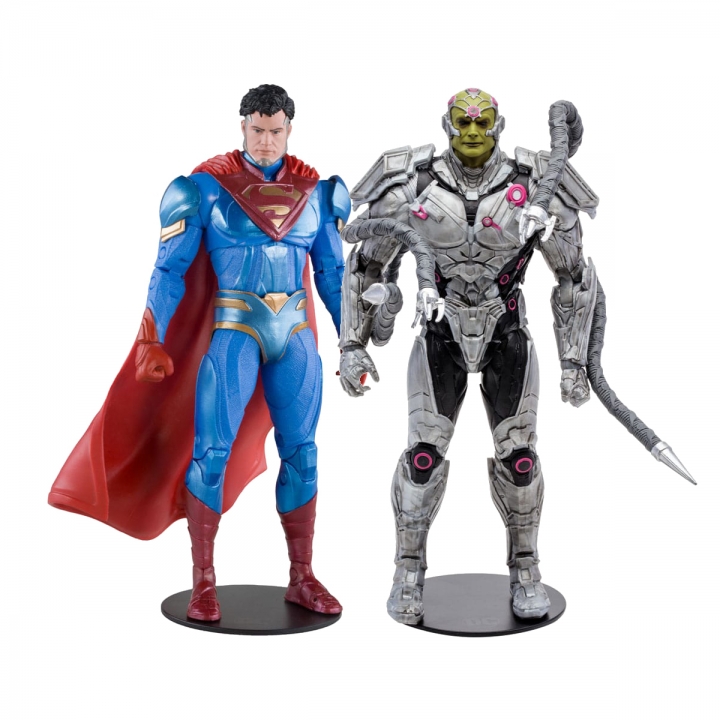 DC Gaming Action Figure Injustice 2 Superman / Brainiac 18 cm