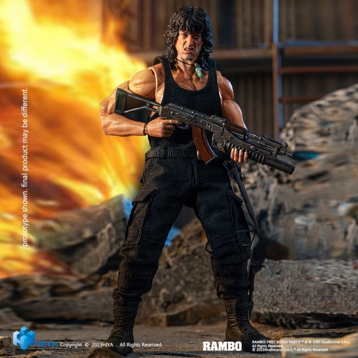 First Blood II Exquisite Super Series Action figure 1/12 First Blood III John Rambo 16 cm