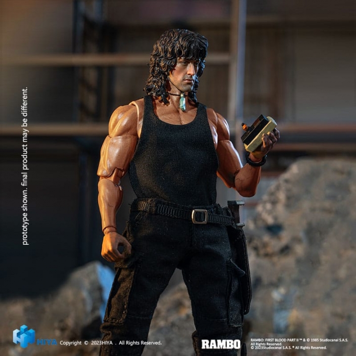 First Blood II Exquisite Super Series Action figure 1/12 First Blood III John Rambo 16 cm