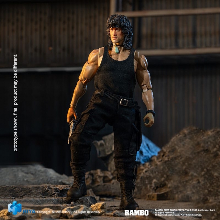 First Blood II Exquisite Super Series Action figure 1/12 First Blood III John Rambo 16 cm