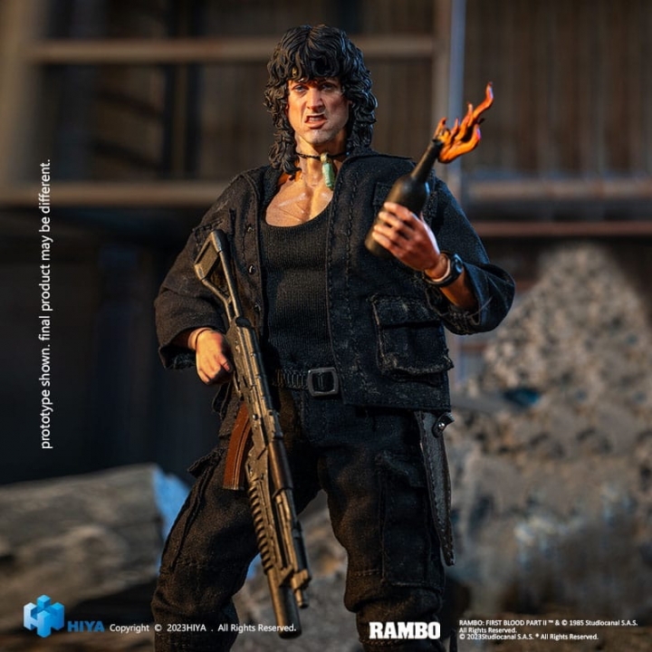 First Blood II Exquisite Super Series Action figure 1/12 First Blood III John Rambo 16 cm