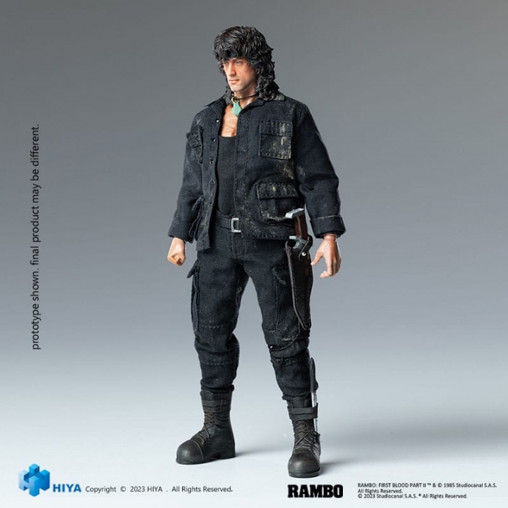 First Blood II Exquisite Super Series Action figure 1/12 First Blood III John Rambo 16 cm