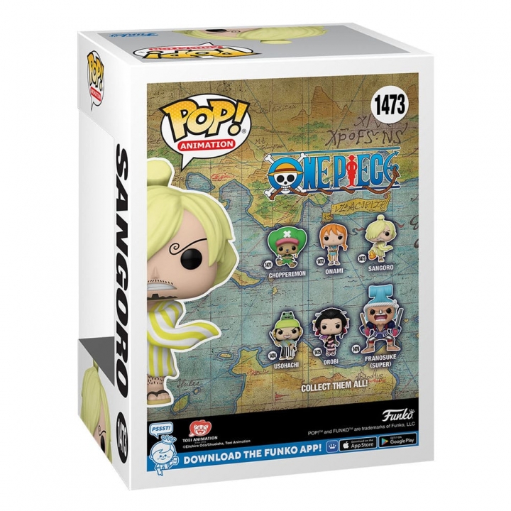 One Piece POP! Animation Vinyl Figure Wano 9 cm