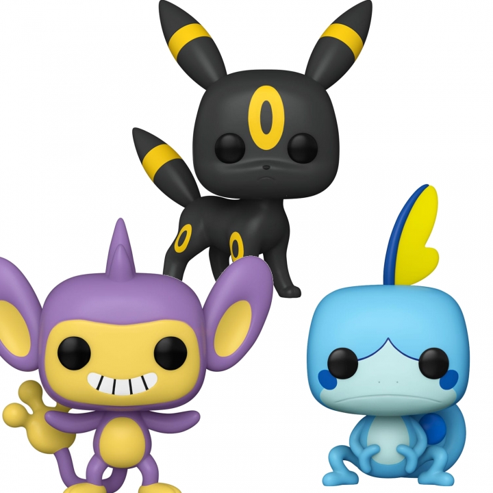 Pokemon POP! Games Vinyl Figure Aipom / Umbreon / Sobble EMEA 9 cm