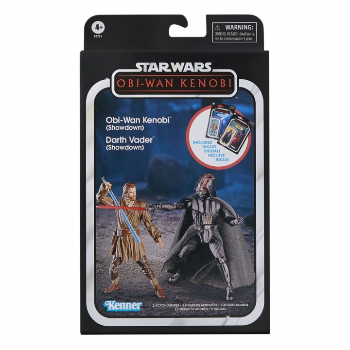 Star Wars: Obi-Wan Kenobi Vintage Action Figure 2-Pack Darth Vader & Obi-Wan Kenobi Showdown 10 cm