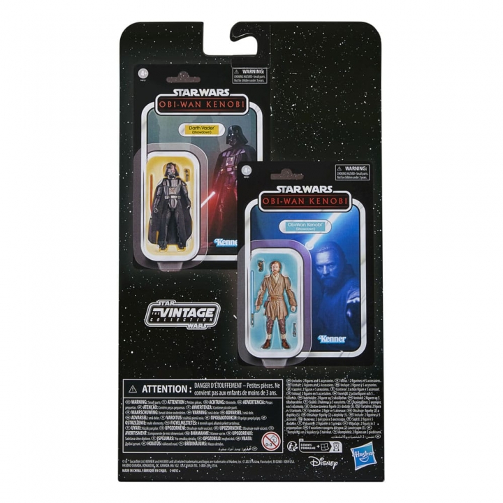 Star Wars: Obi-Wan Kenobi Vintage Action Figure 2-Pack Darth Vader & Obi-Wan Kenobi Showdown 10 cm