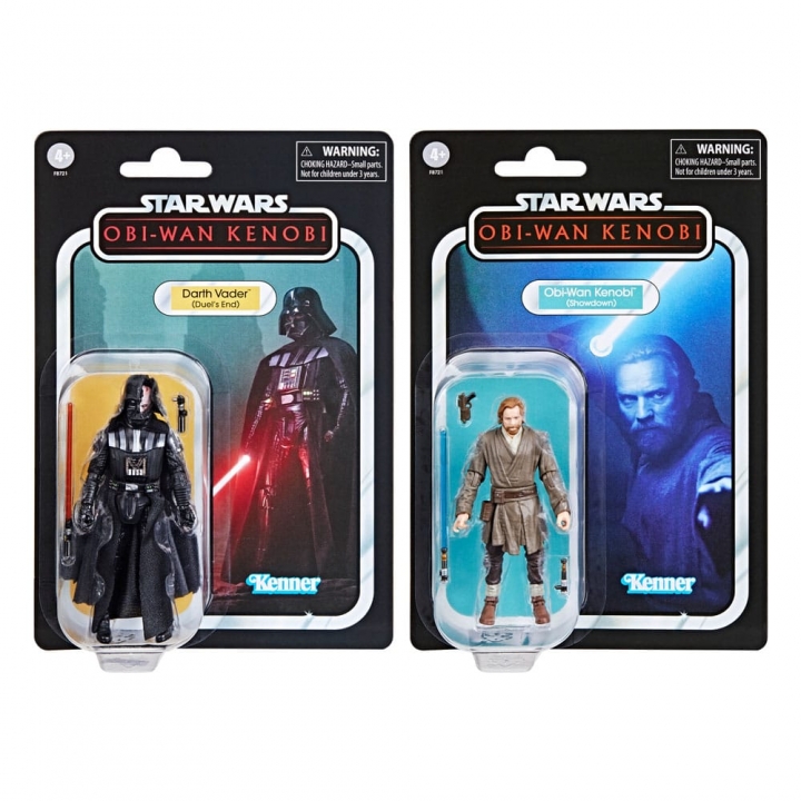 Star Wars: Obi-Wan Kenobi Vintage Action Figure 2-Pack Darth Vader & Obi-Wan Kenobi Showdown 10 cm