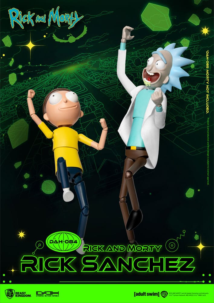 Rick and Morty Dynamic 8ction Heroes Action Figure 1/9 Morty Smith / Rick Sanchez 23 cm