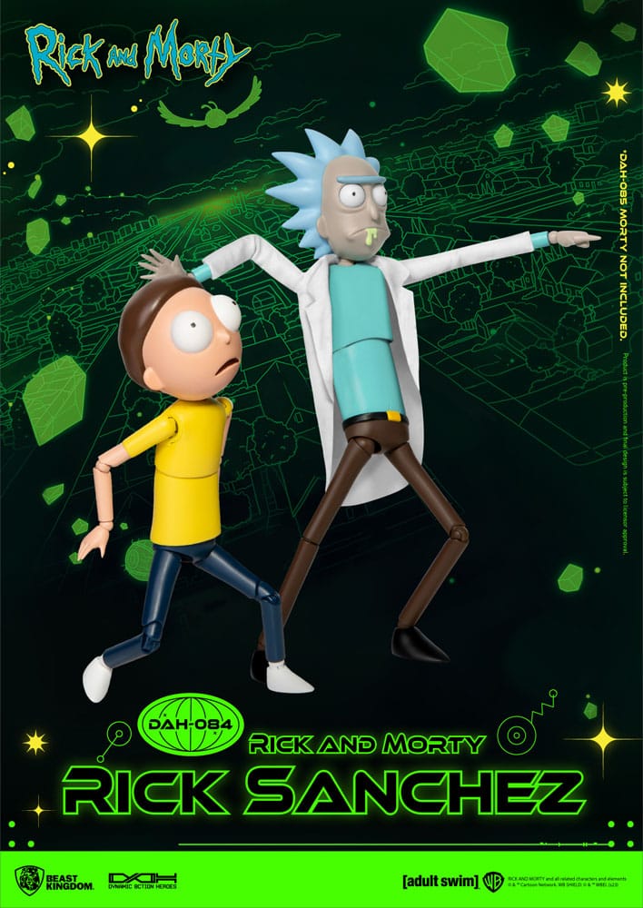 Rick and Morty Dynamic 8ction Heroes Action Figure 1/9 Morty Smith / Rick Sanchez 23 cm