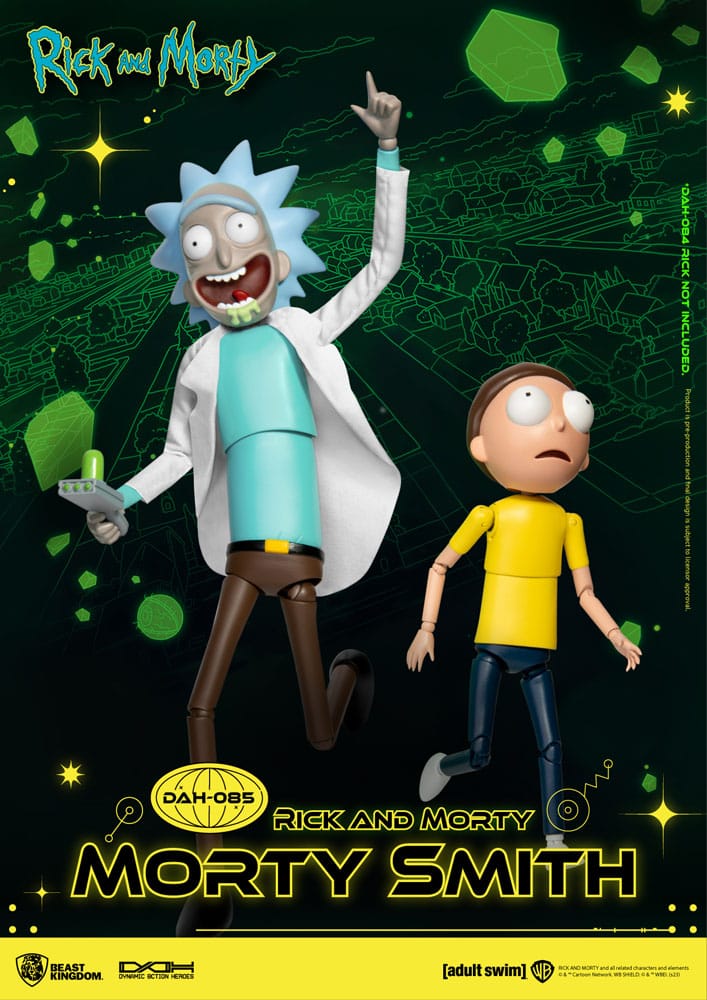 Rick and Morty Dynamic 8ction Heroes Action Figure 1/9 Morty Smith / Rick Sanchez 23 cm