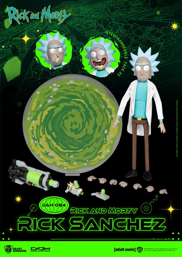 Rick and Morty Dynamic 8ction Heroes Action Figure 1/9 Morty Smith / Rick Sanchez 23 cm