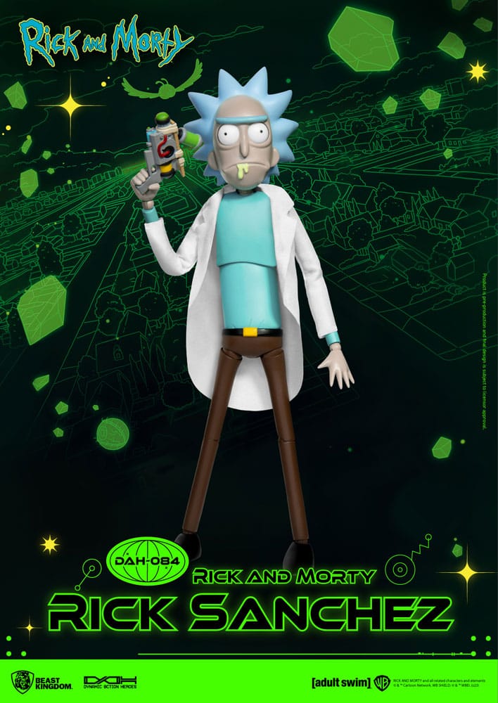 Rick and Morty Dynamic 8ction Heroes Action Figure 1/9 Morty Smith / Rick Sanchez 23 cm