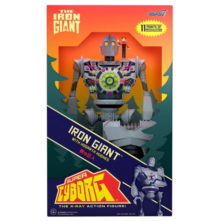 The Iron Giant Super Cyborg Action Figure Iron Giant Full Color 28 cm