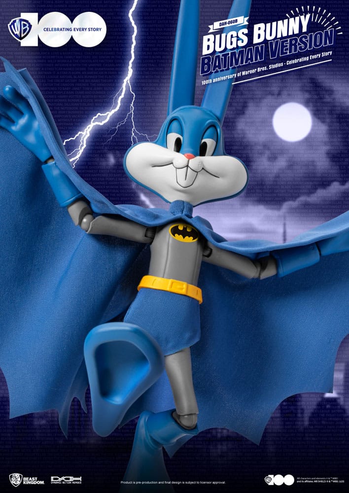 Dynamic 8ction Heroes 1/9 100th Anniversary of Warner Bros. Bugs Bunny Batman Ver. 17 cm