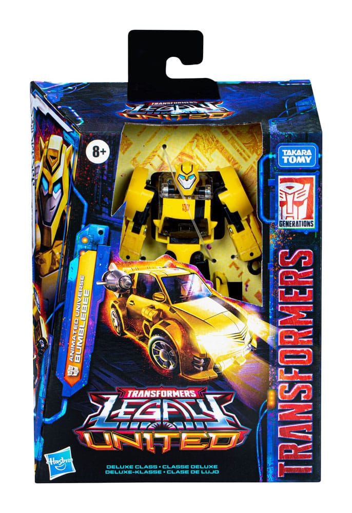 Transformers Generations Legacy United Deluxe Class Action Figure Animated Universe Bumblebee 14 cm