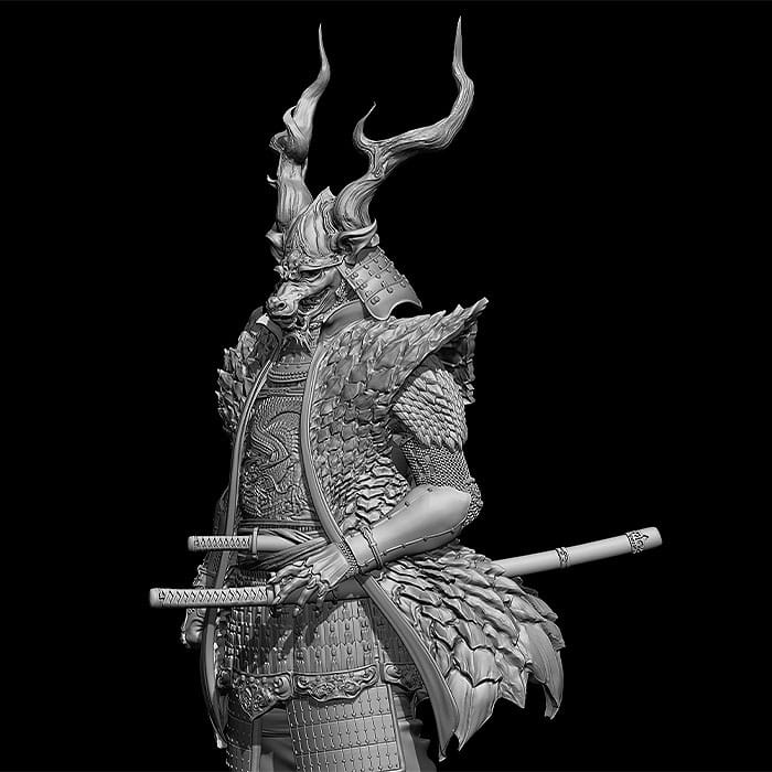 Warriors of the Zodiac Plastic Model Kit Zodiac Warrior: Dragon 15 cm