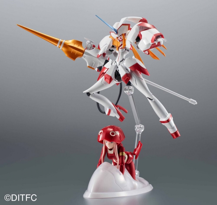 Darling in the Franxx S.H. Figuarts x The Robot Spirits Zero Two & Strelizia 5th Anniversary 16 cm